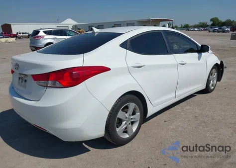2013 Hyundai Elantra Gls from USA, damaged, VIN 5NPDH4AE3DH255147